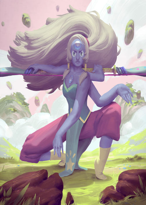 artoflosingsleep:Opal - Evan MonteiroReblogging because Steven Universe is incredible and I’m gonna 