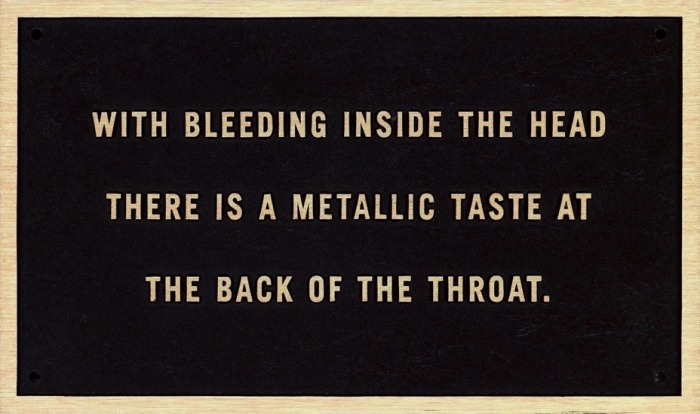 foaming:  Jenny Holzer