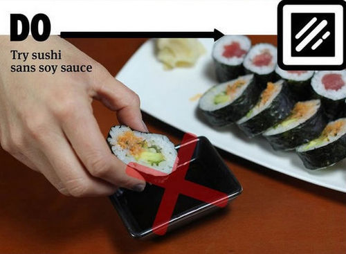 Porn The Do’s & Don’ts of eating sushi ... photos