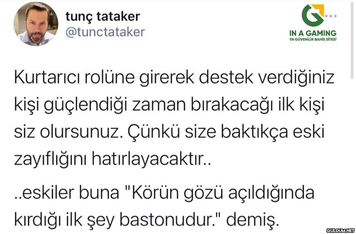 tunç tataker @tunctataker...