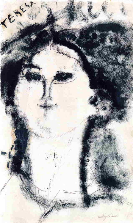 artist-modigliani: Teresa, 1915, Amedeo Modigliani