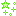 Green pixel art of sparkles and stars