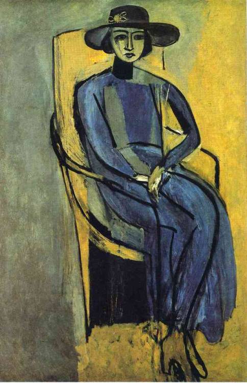 artist-matisse: Portrait of Greta Prozor, 1916, Henri MatisseSize: 146x96 cmMedium: oil on canvas