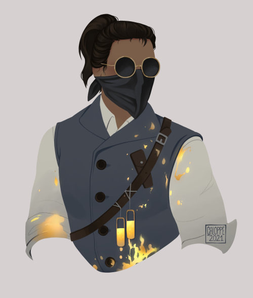 lineless art practice with vigo’s marauder jake because i am kinda obsessed with this skin