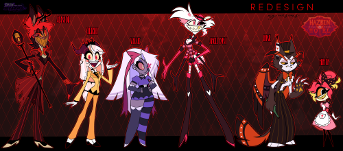 In The Meanwhile I Don't Post Any Art Here Yet (due To School Stuff) Here Is A Redesign Of The Main Cast
