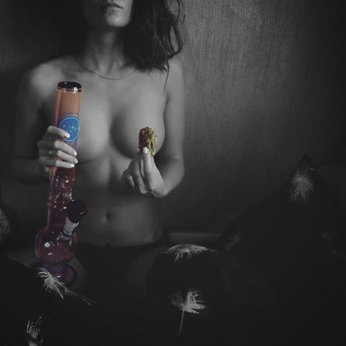 My girlfriend has my wife hold our bong and weed in the corner and watch while we make love…