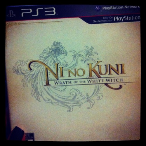 IT&rsquo;S HERE!!!! IT IS ON LIKE DONKEY KONG!!!! So damn stoked!! #ninokuni #ghibli #level5 #ps3