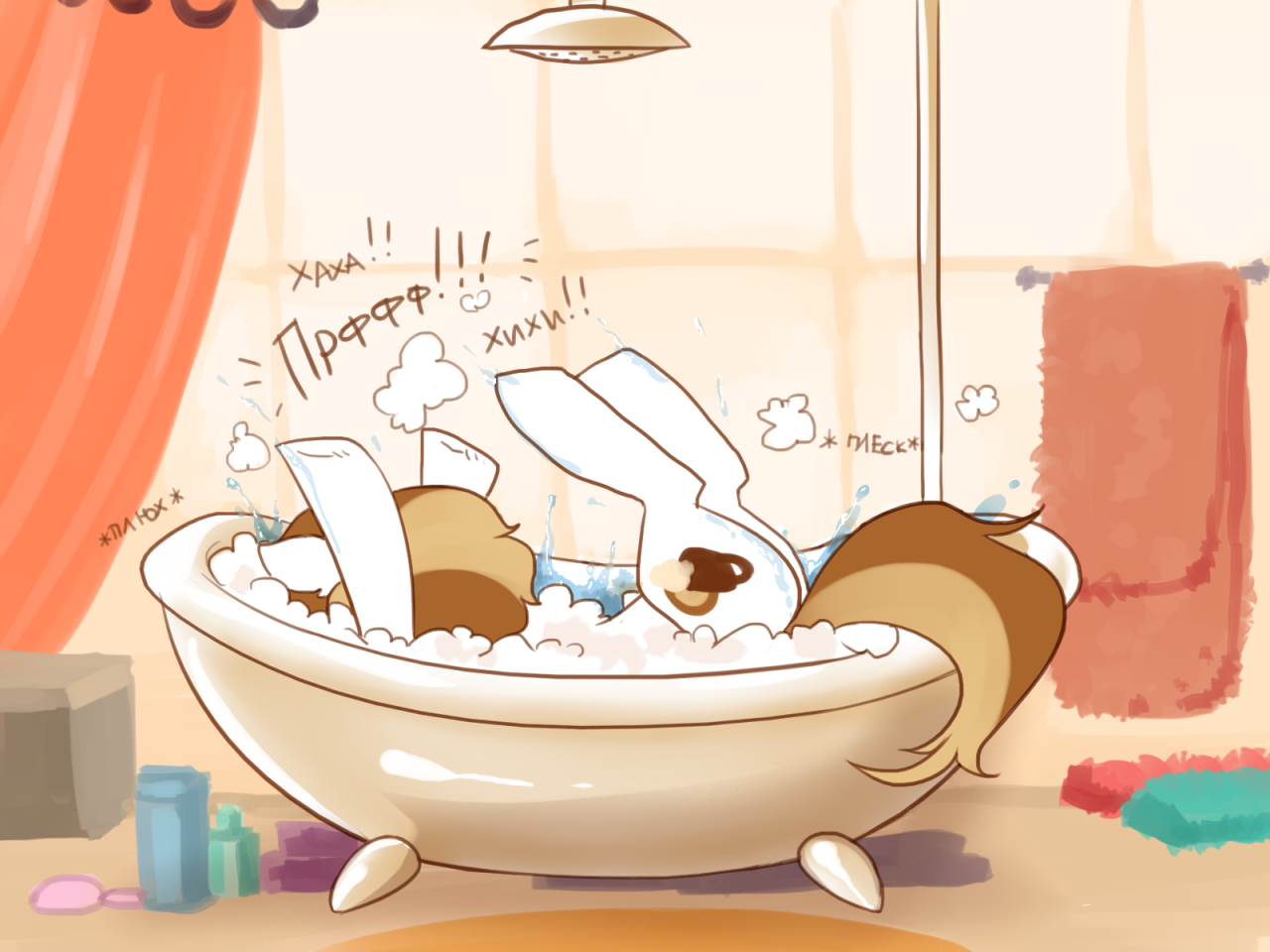 maccoffee:  Q: How Coffee takes a bath? Well … no one is spying on him?A: *Pfffft*