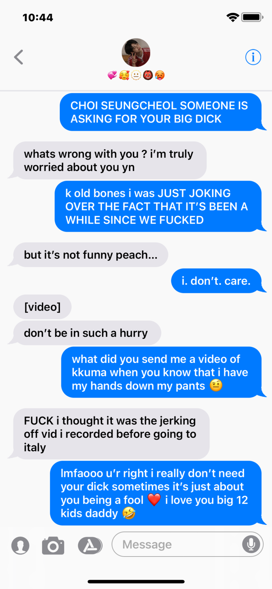 Smut Texts With Hyung Line