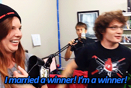 michaejones:@LindsayTuggey: In a few hours, I will be Lindsay Jones. @AH_Michael: No take backs.Requ