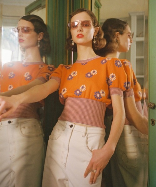 soultobeloved: pasha harulia by ophelie rondeau for miu miu ss18 ✨