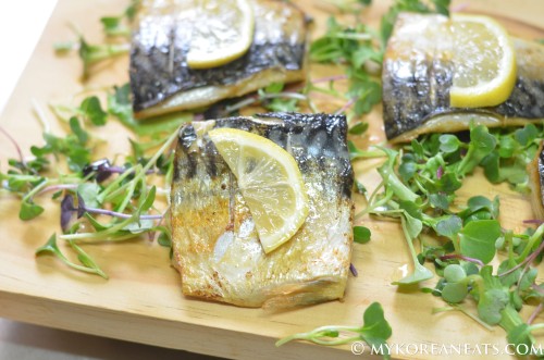 Godeungeo Gui (Grilled Mackerel) always a hit in my home!! www.facebook.com/mykoreaneats