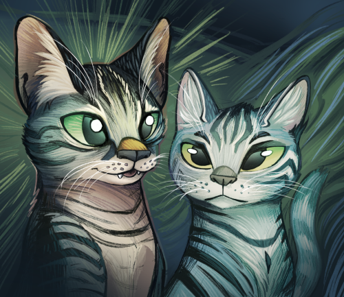 just some cute art of my beloved kittens!! they mean a lot to me, they’re just. BABIES. right now th