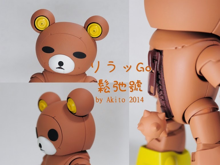 kampfer-amazing:  kappacha:  HGBF 1/144 Beargguy III “Rilakkuma” - Custom Build