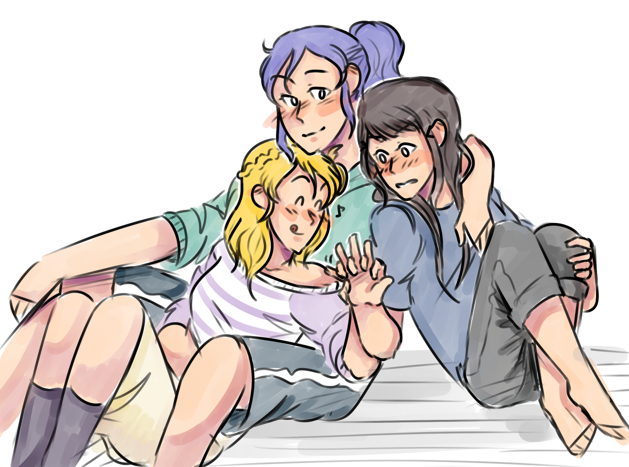 doodlefox2:  they should sit down, talk it out, hug it out n maybe cuddle or something