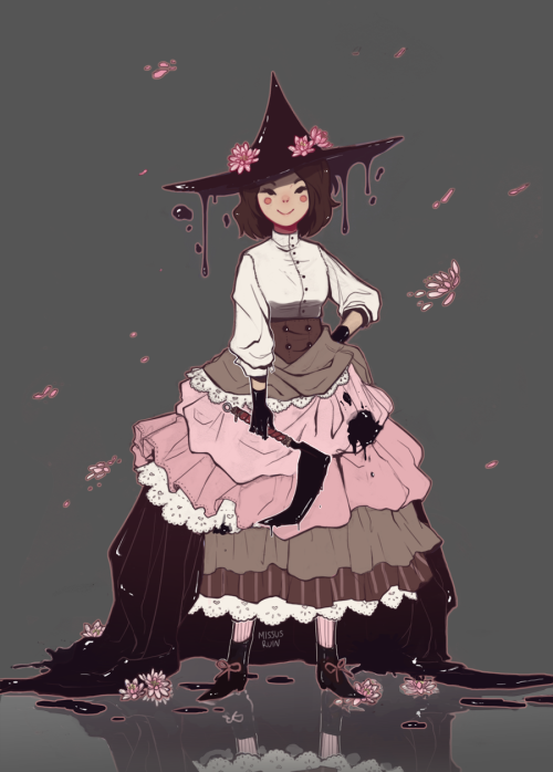 missusruin: Compilation post of all 10 witchsona commissions I did for last month. (•̀o•́)ง 