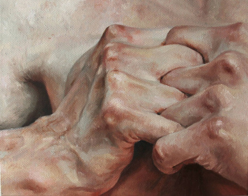 Horacio Quiroz (Mexican, based México City, Mexico) - Hands, 2015  Paintings: Oil on Canvas