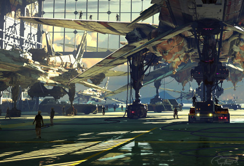 this-is-cool:A collection of new sci-fi artworks by the excellent Raphael Lacoste - www.this