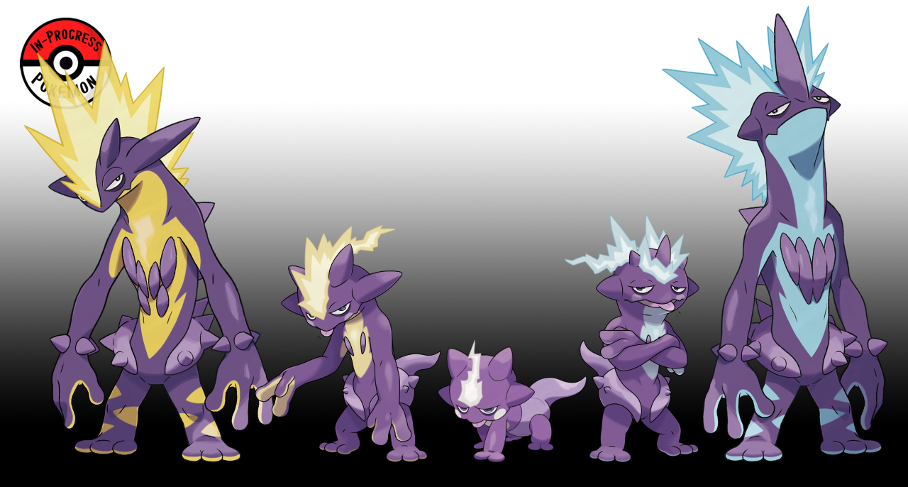 In-Progress Pokemon Evolutions — #848.5 - Though Toxel are not very  physically