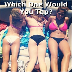 scrollingladies:  Which ass would you tap? 1st, 2nd or 3rd?  white