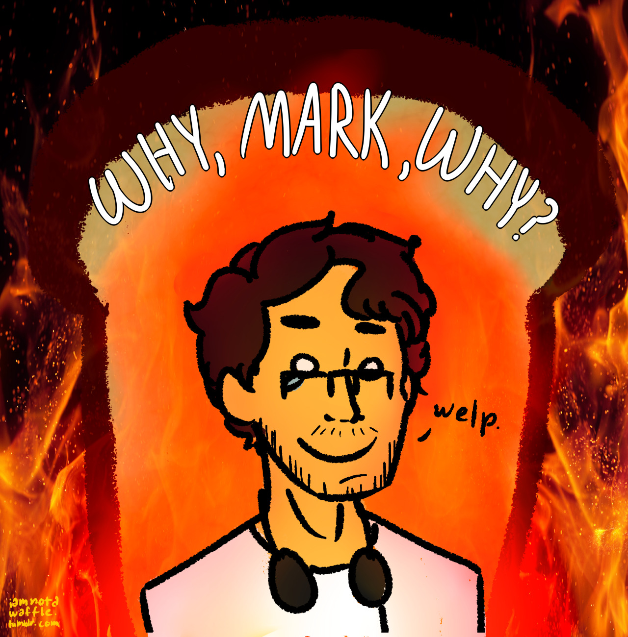 iamnotawaffle:  So, I heard Mark recently acquired hot sauce. Again. And will be
