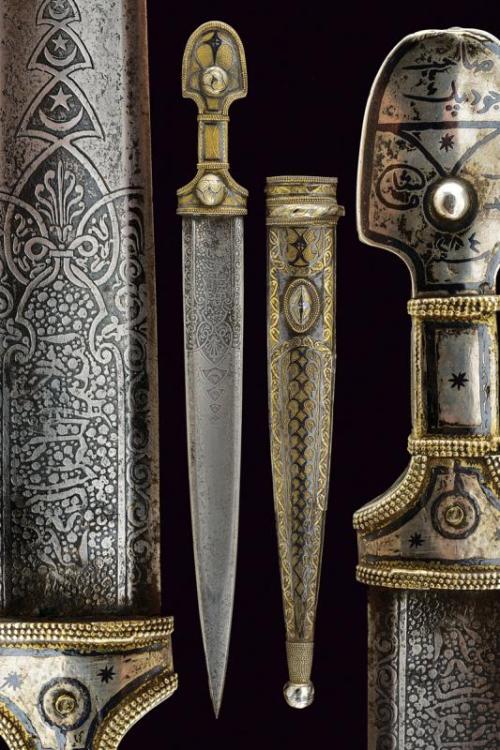 peashooter85: Gold and silver decorated kindjal, the Caucasus, circa 1900. from Czerny’s Internation