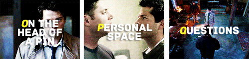 babyintrenchcoat:  deancas alphabet {merthur} 