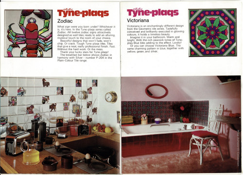 Tyne-plaqs tile catalogue, c. 1980