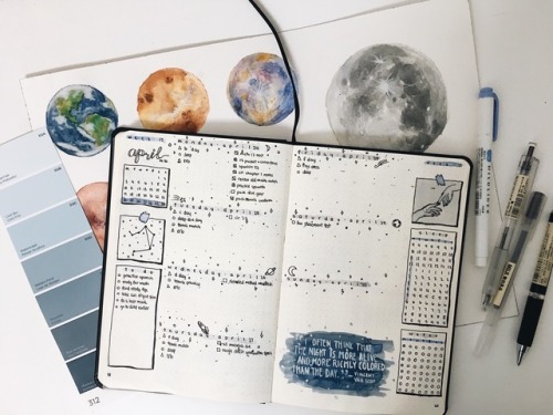 busy week ahead! here’s a lil space theme