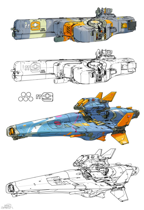 sparth:just for the sake of reuniting all my latest spaceships in a single post.