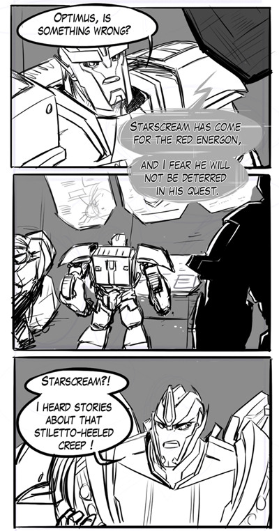 lesnee:  I’ve been wanting to draw that one since “New Recruit” aired. That
