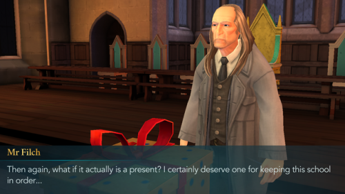 You would think that Filch would’ve learned by now