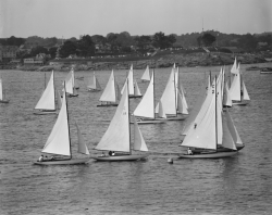 lazyjacks: Yachts at MarbleheadLeslie Jones, 1937Boston Public Library Print Department, Leslie Jones CollectionAccession # 08_06_013134 Racing’s infancy