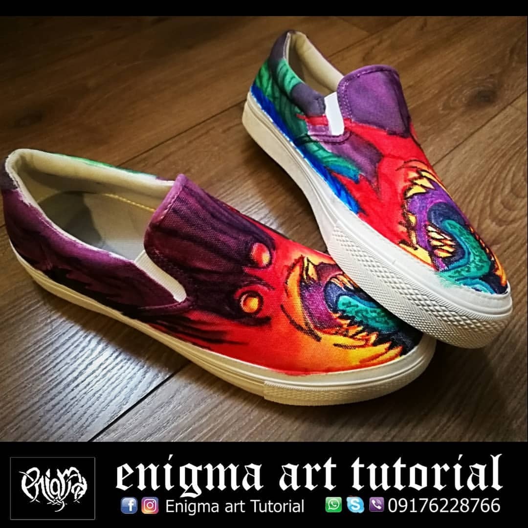 Custom Shoes Vans CS:GO hyper beast 