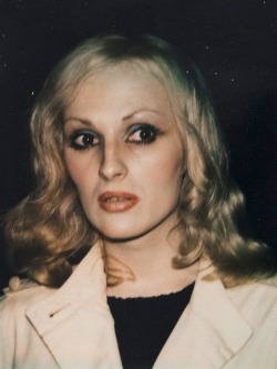 persephone-nymph:Candy Darling Polaroid by Andy Warhol, 1971