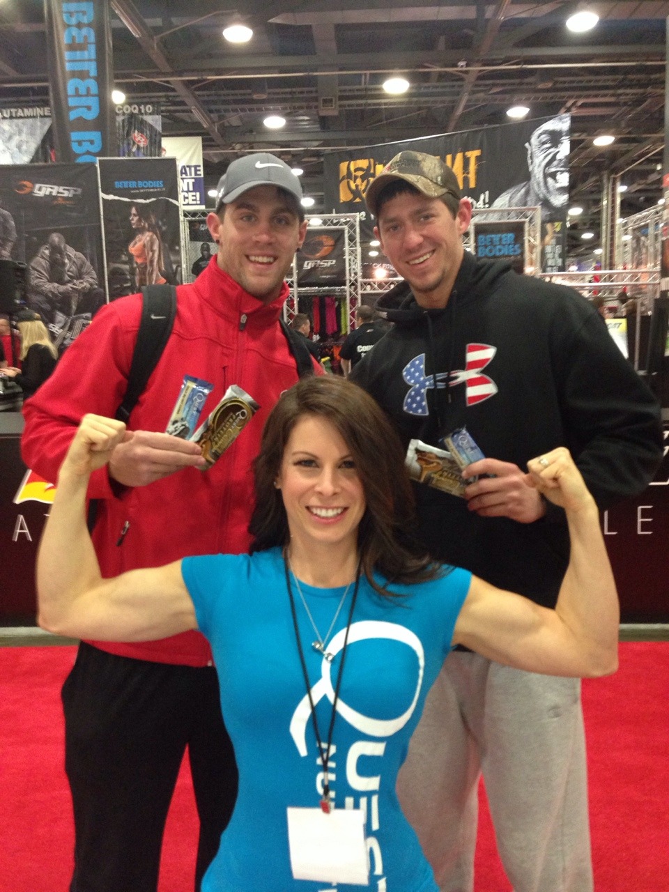 Quest nutrition booth during the Arnold Classic. I wish I could go to the upcoming