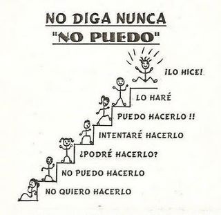 liberatusemociones:  No digas nunca &ldquo;NO PUEDO&rdquo; 