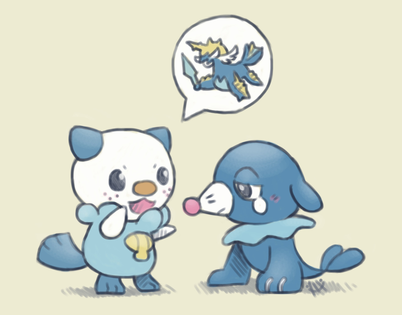 archaleo:  “It’s ok buddy, you will get a cool evolution too!” 