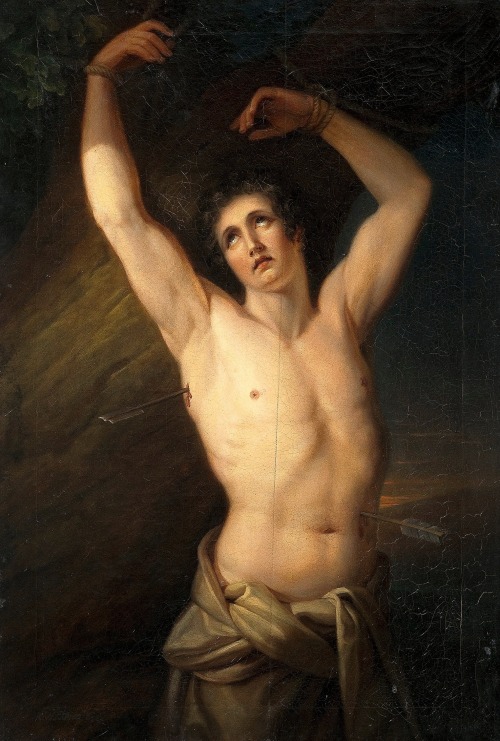 hadrian6:  The Martyrdom of Saint Sebastian. 1832. Robert Wilhelm Ekman Finnish. 1808-1873. oil/canvas.      http://hadrian6.tumblr.com