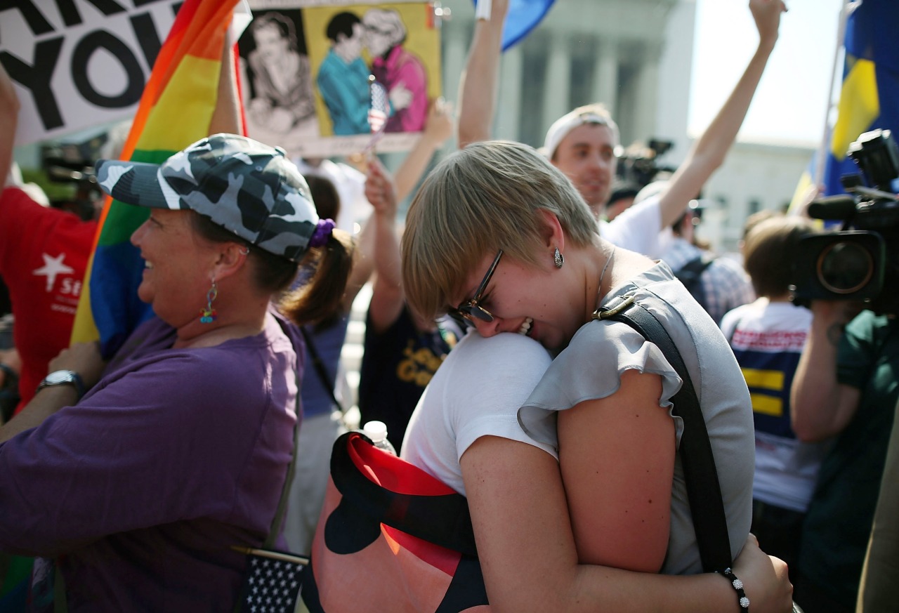 shadesandgoldbullets:  latimes:  Scenes of celebration following today’s rulings