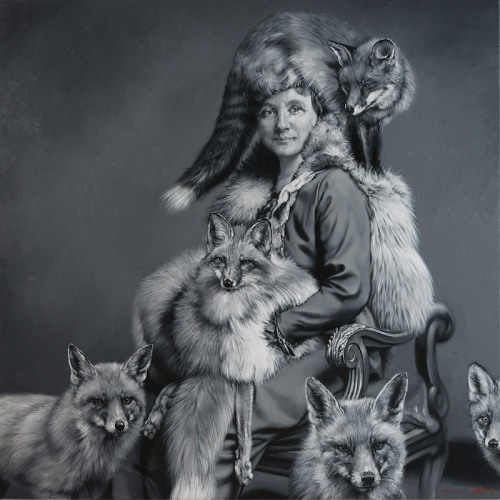 supersonicart:Eddy Stevens’s “Human Behavior.”Paintings from Belgian artist Eddy Stevens’s series of