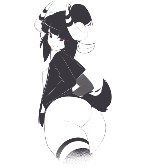 stickysheepart:big sheep booty