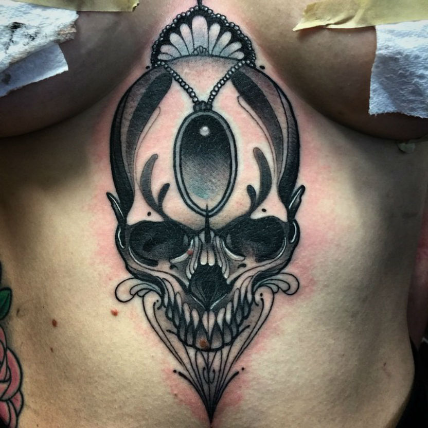 thievinggenius:  Tattoo done by Jef Small.https://instagram.com/jef_small/