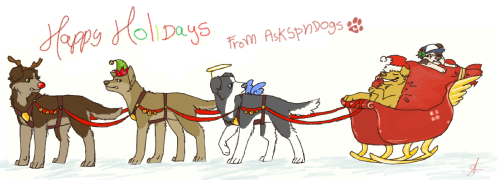 askspndogs: MERRY WHATEVER DOESN´T OFFEND YOU SUPERNATURAL FANDOM! I hope everybody has a nice