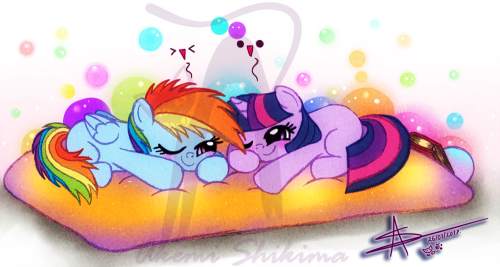 akemishikima:Twidash: filly friends by ShikimaAkemi  <3