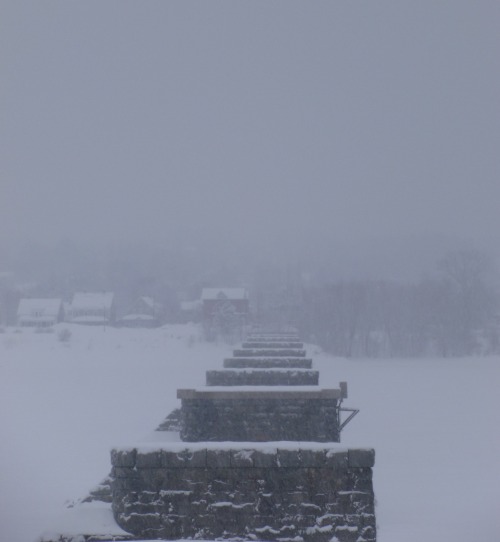 Some more pictures of the snow yesterday. It was only -5, so it almost felt like spring. It went bac