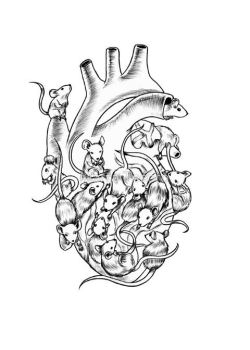 tattoosideas:  Mouse Heart - Marta Tesoro  