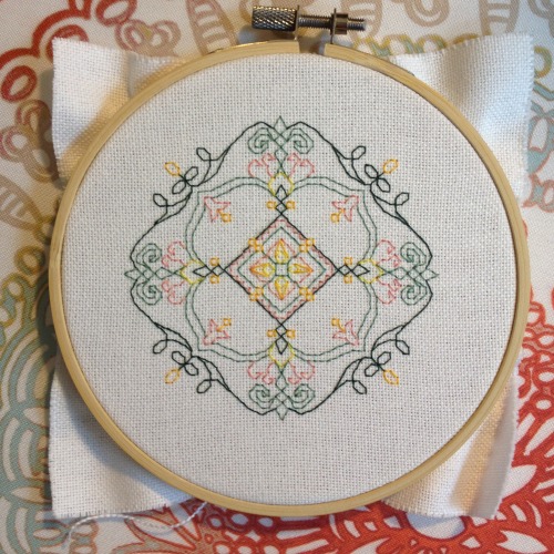 redowlkitchen: My weekend blackwork project start to finish!