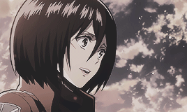 ackersoul: » Shingeki no Kyojin • one gifset per character « Mikasa Ackerman