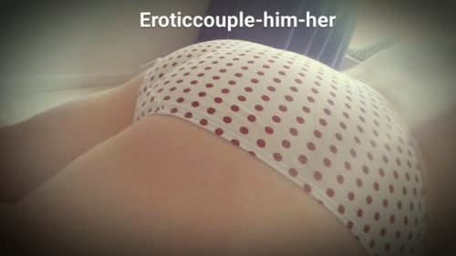 XXX eroticcouple-him-her:  Wearing the polkies photo